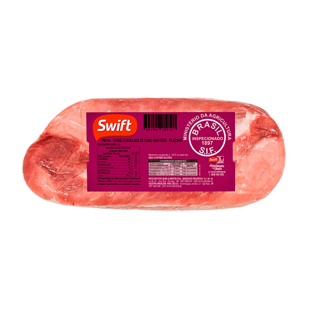 Filé Mignon Suíno Swift 1,2 Kg