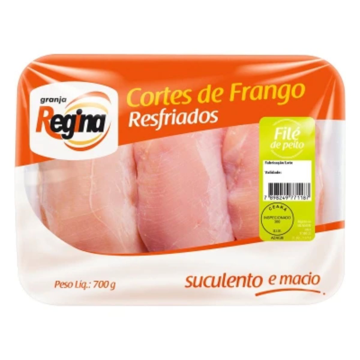 Filé de Peito de Frango Resfriado Granja Regina Bandeja 700 g