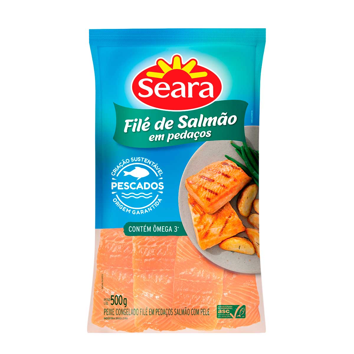 Filé Salmão Congelado Seara 500 g