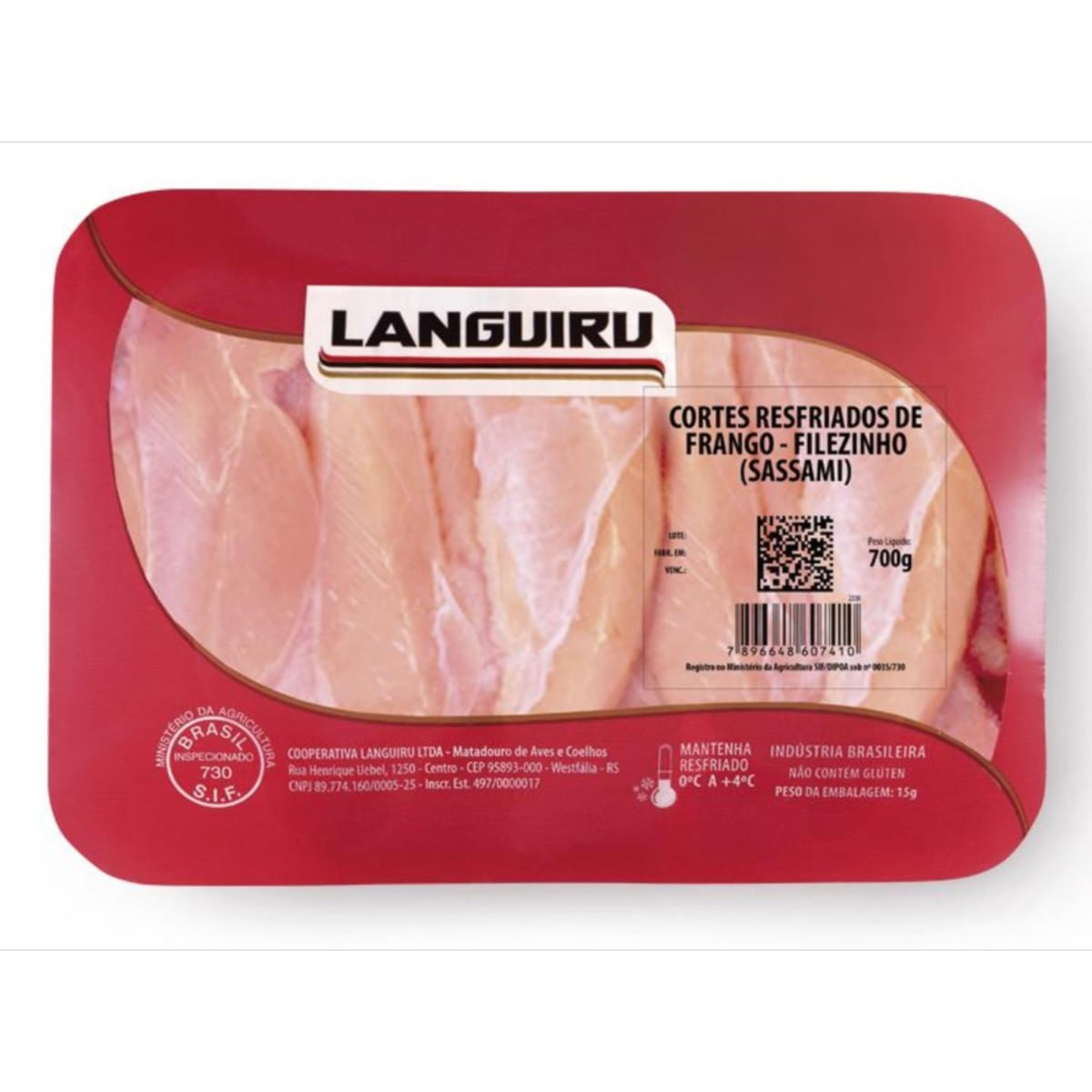 Filé Sassami Resfriado Languiru 700 g