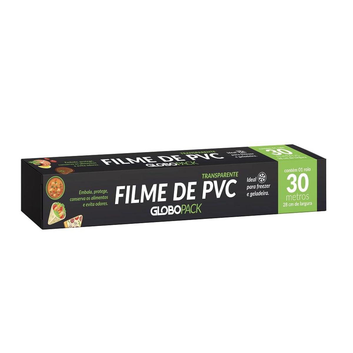 Filme Pvc Globopack Rolo 28 cm x 30 M