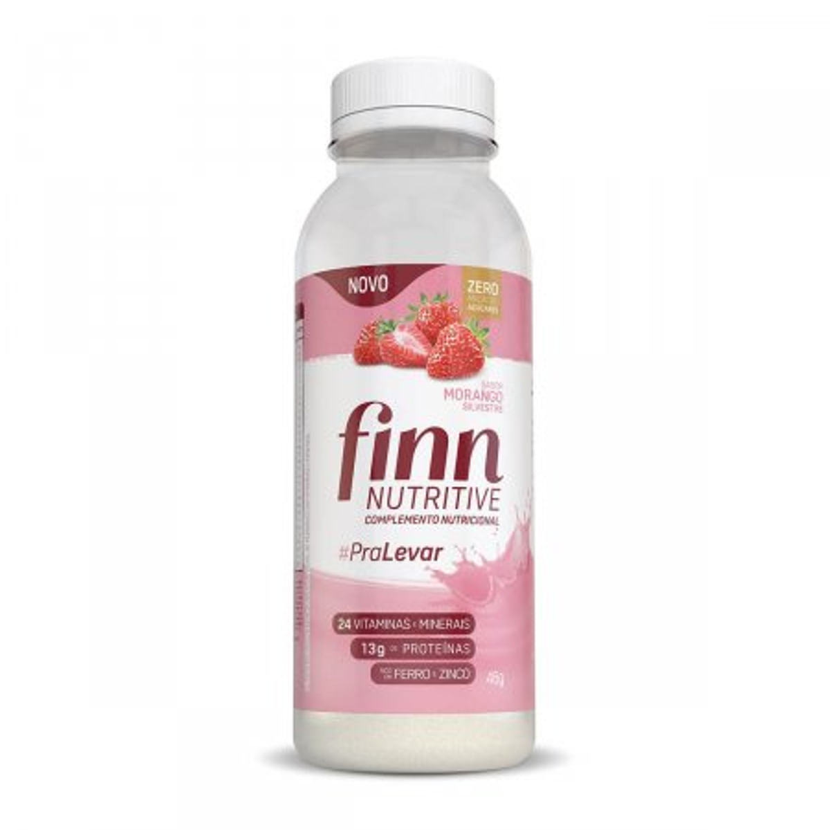 Suplemento Alimentar Morango Finn Nutritive 46 G