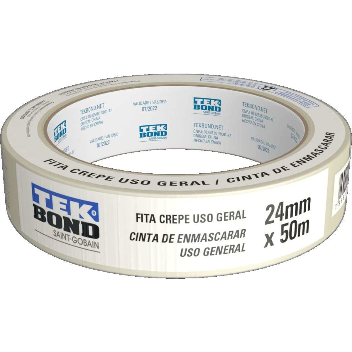 Fita Crepe 24mmx50m Tek Bond