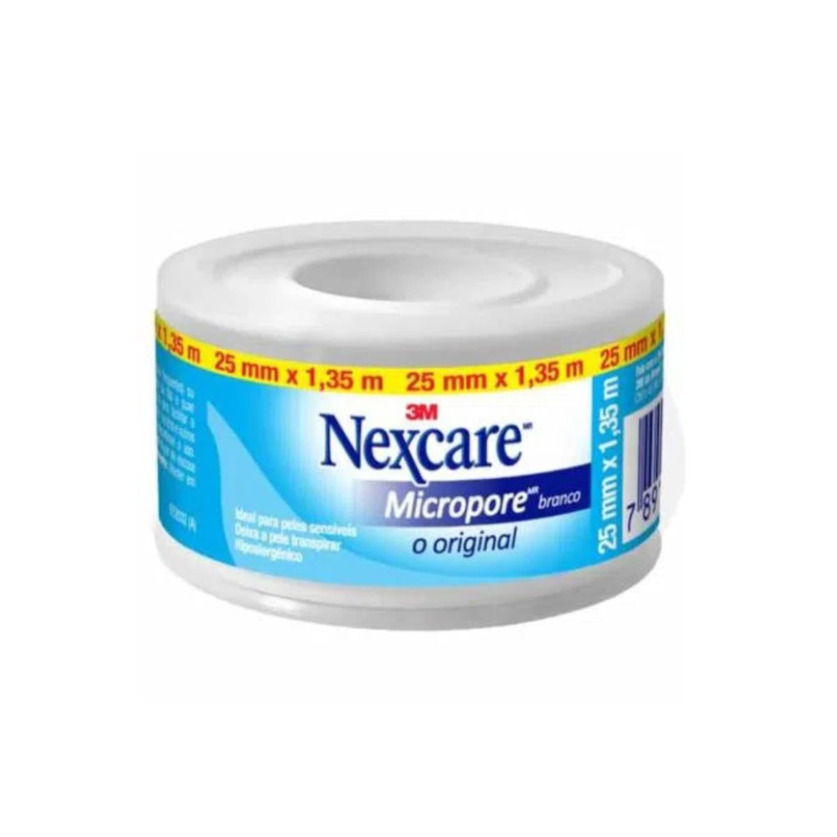 Fita Micropore 25mm x 1.35m Nexcare 3mts