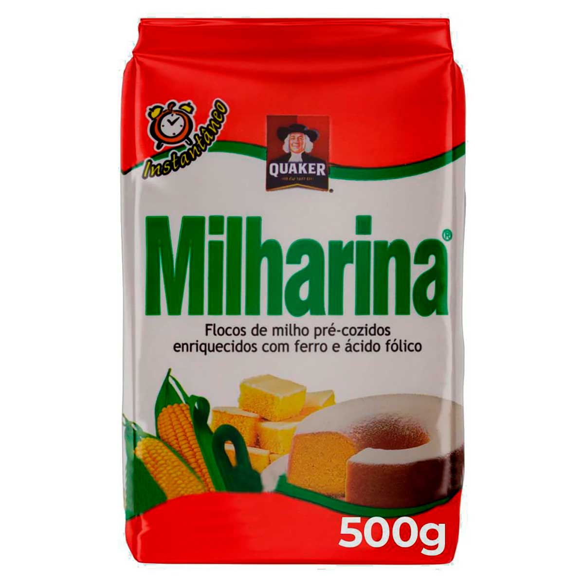 Flocos de Milho Pré-Cozido Quaker Milharina 500g