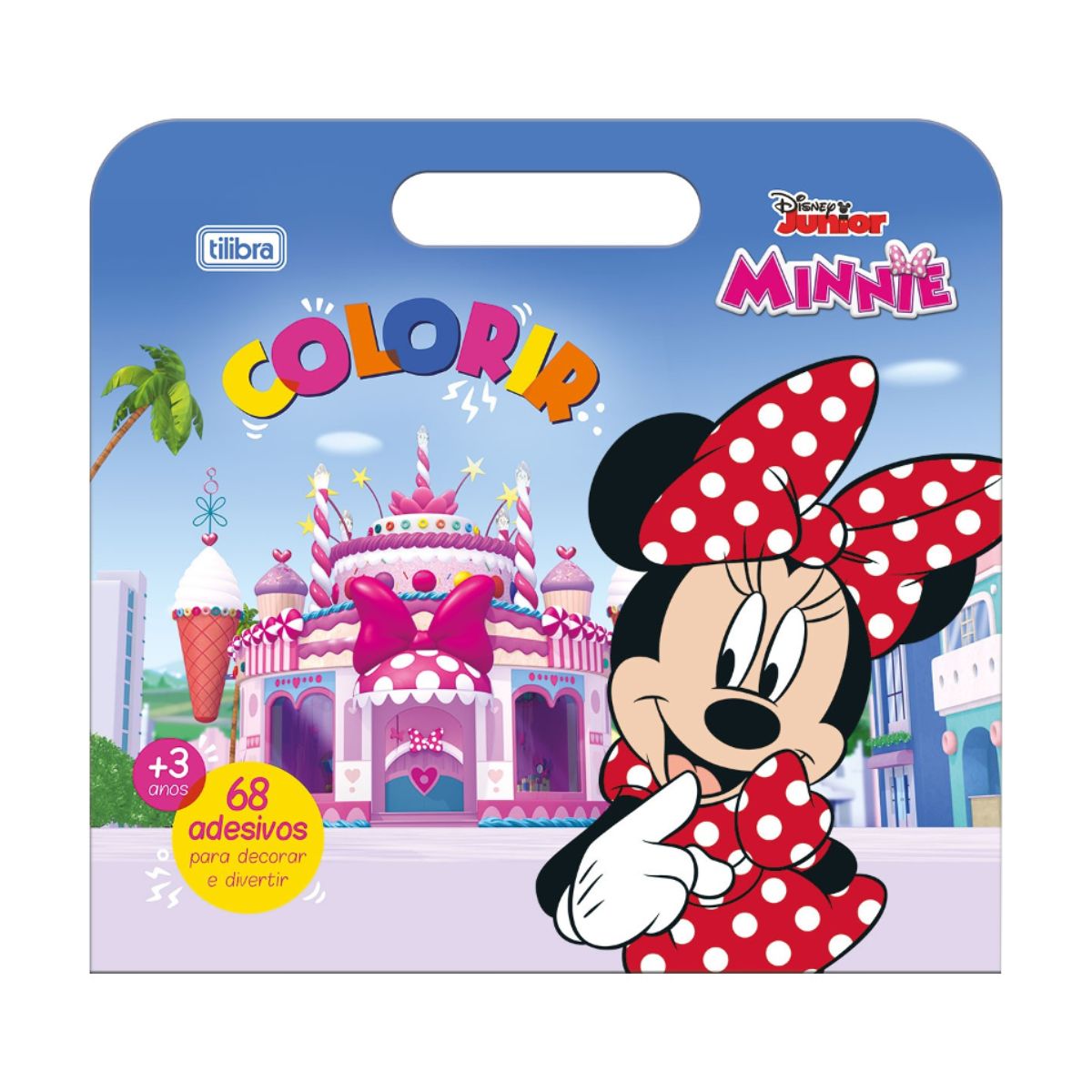 Álbum para Colorir Maleta Tilibra Minnie 8 Folhas