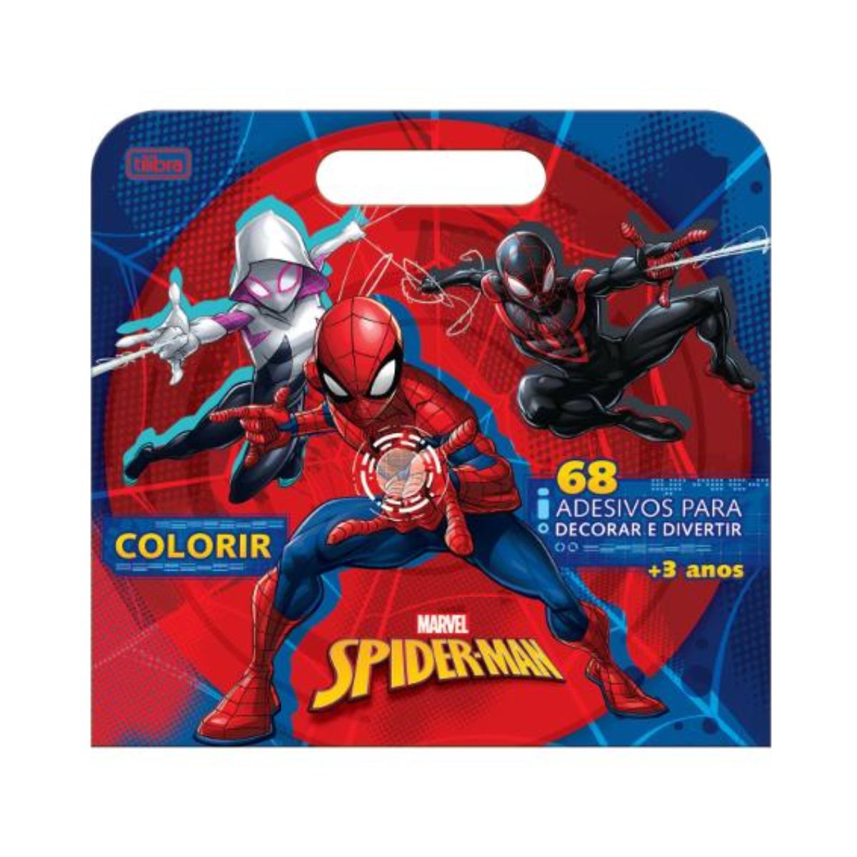 Álbum para Colorir Maleta Tilibra Spider Man 8 Folhas