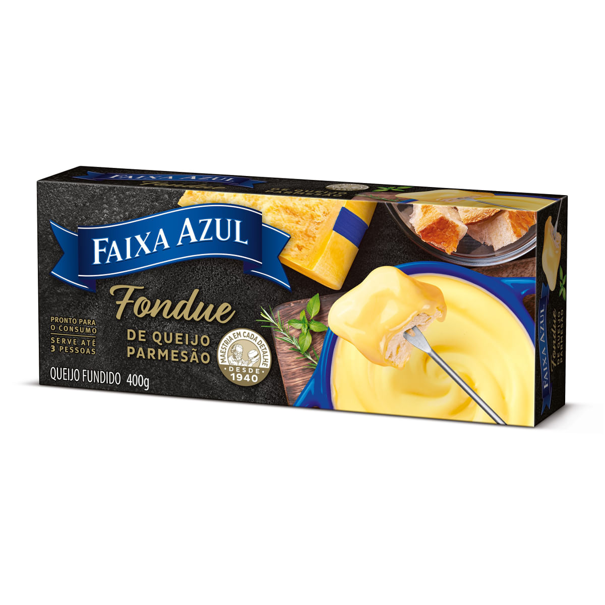 Fondue de Queijo Parmesão Faixa Azul 400g