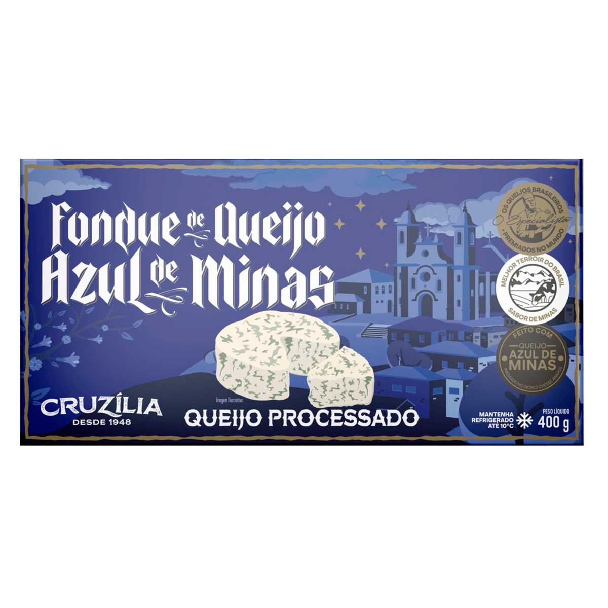 Fondue de Queijo Azul de Minas Cruzília 400g