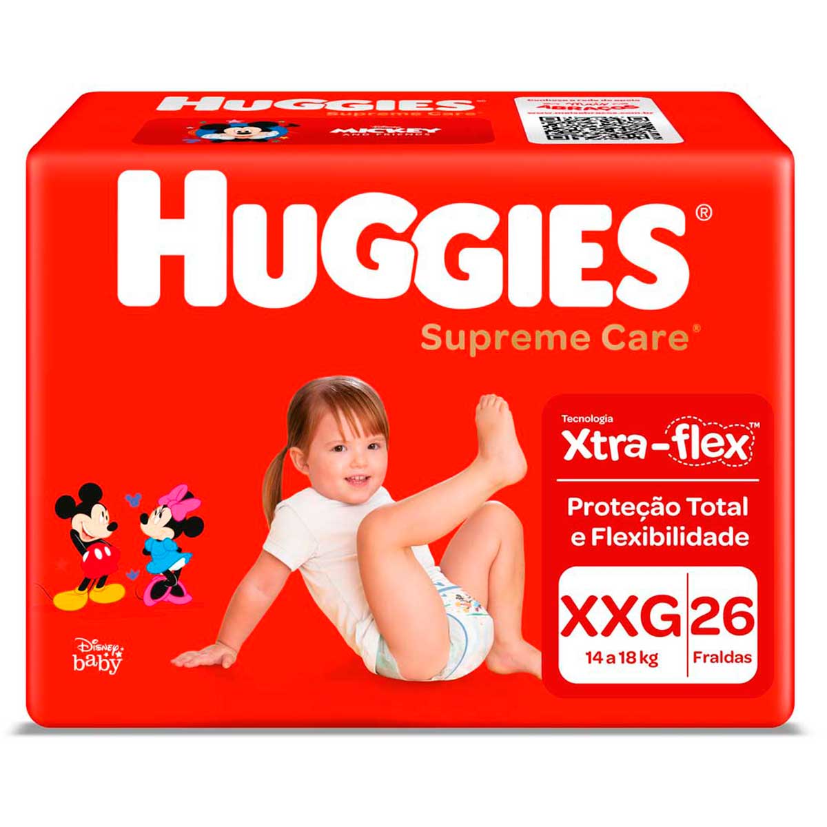 Fralda Huggies Supreme Care XXG - 26 Fraldas