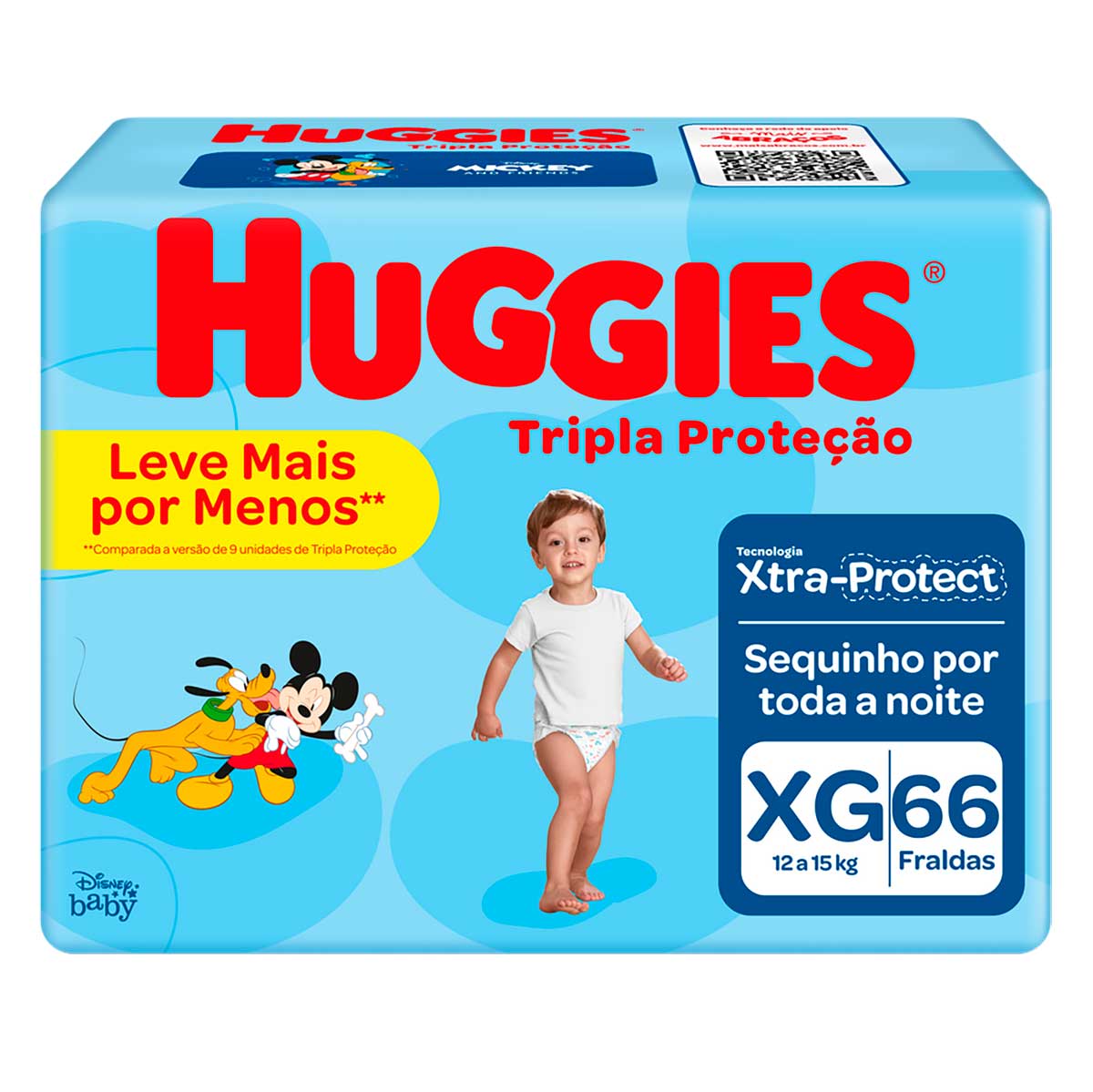 Fralda Huggies Tripla Proteção XG - 66 fraldas