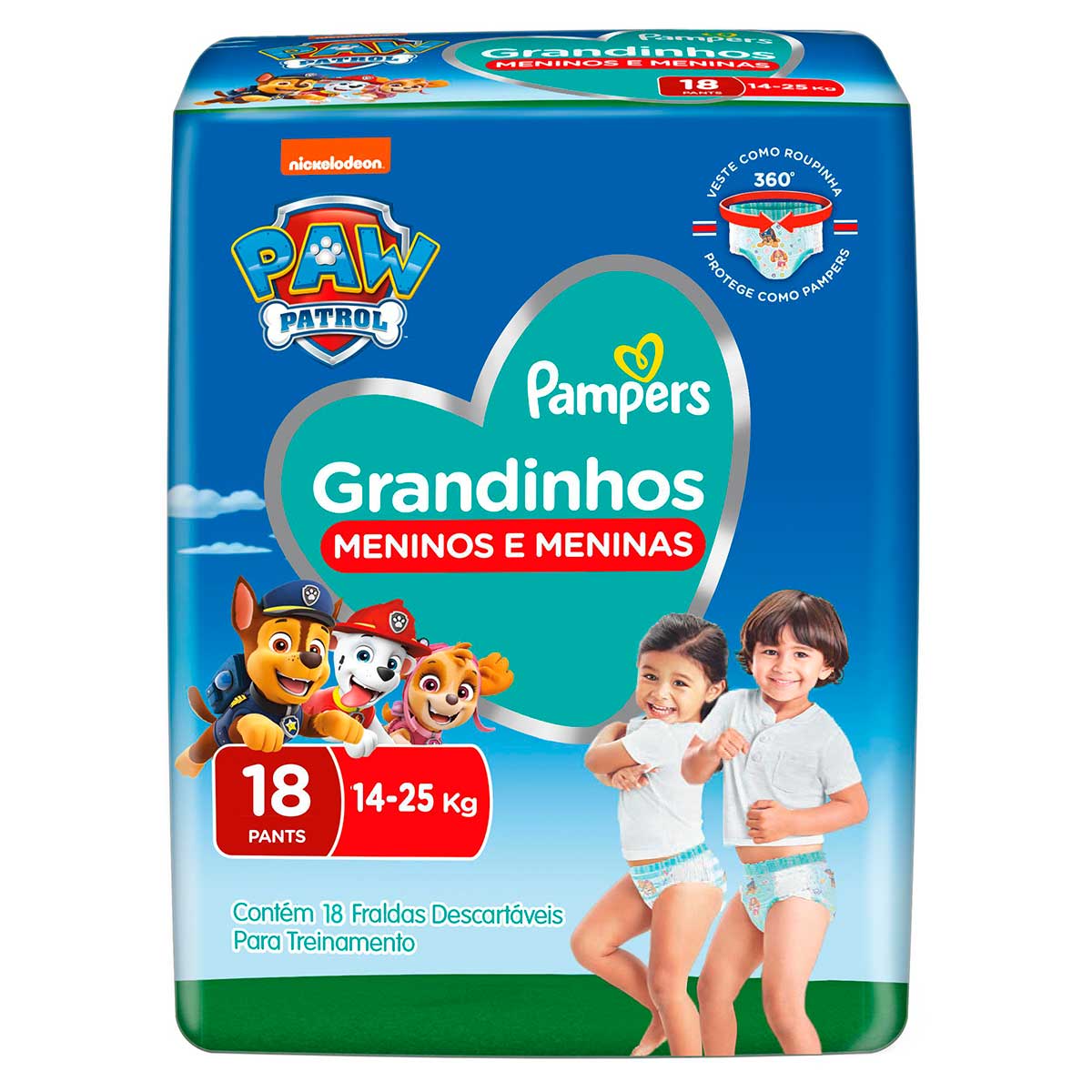 Fralda Pampers Grandinhos 14-25 Kg 18 Unidades