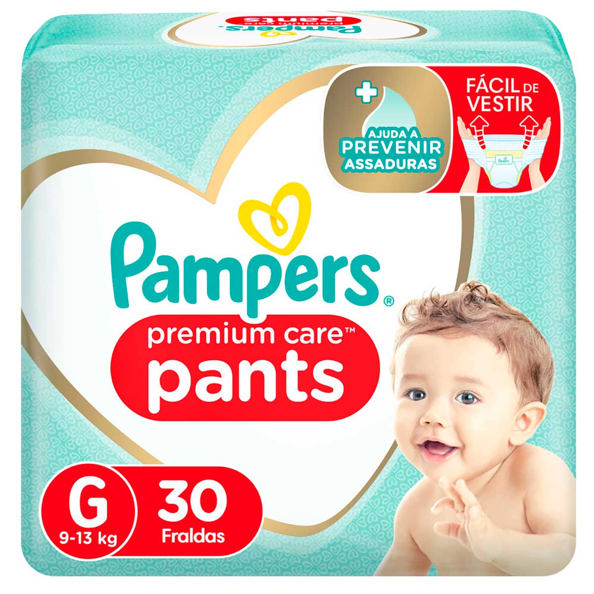 Fralda Pampers M Premium Care Pants 34 unidades