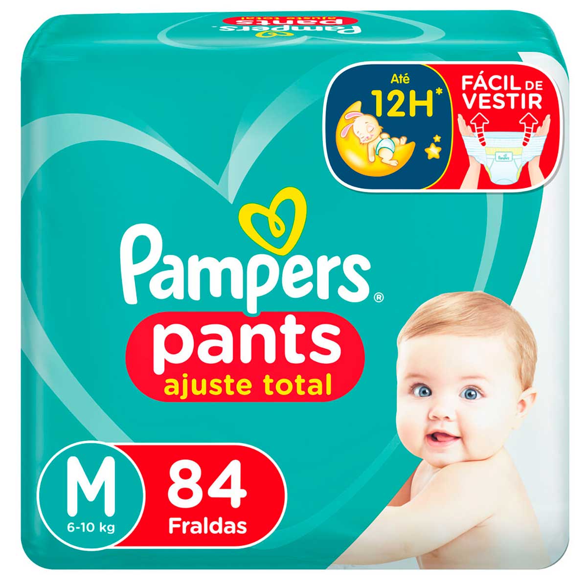 Fralda Pampers Tamanho M Pants 84 Unidades