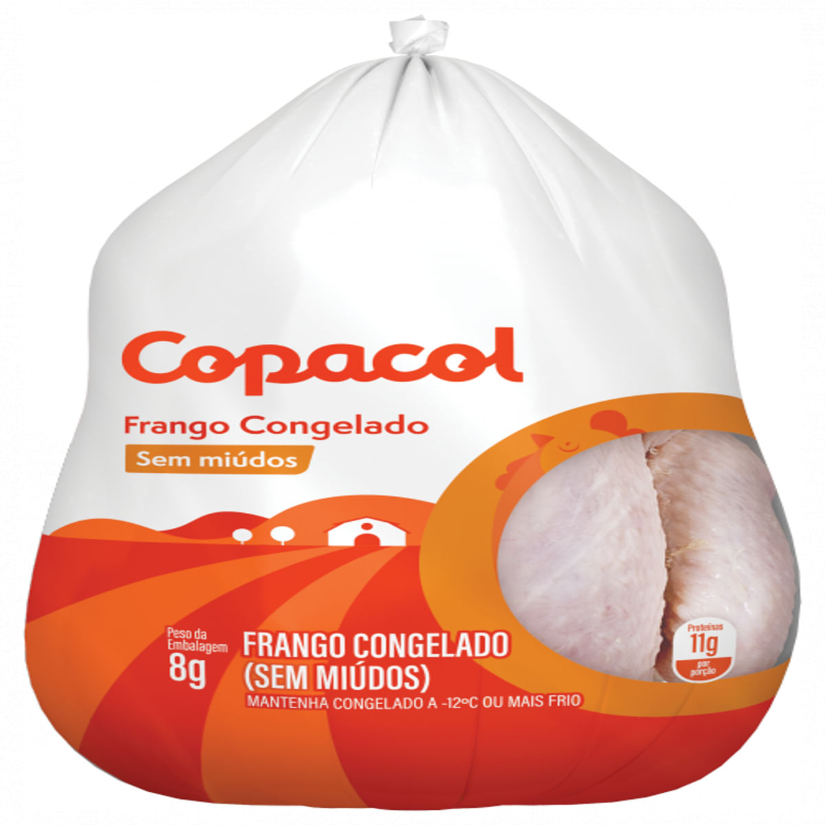 Frango Copacol congelado Aproximadamente 2600g