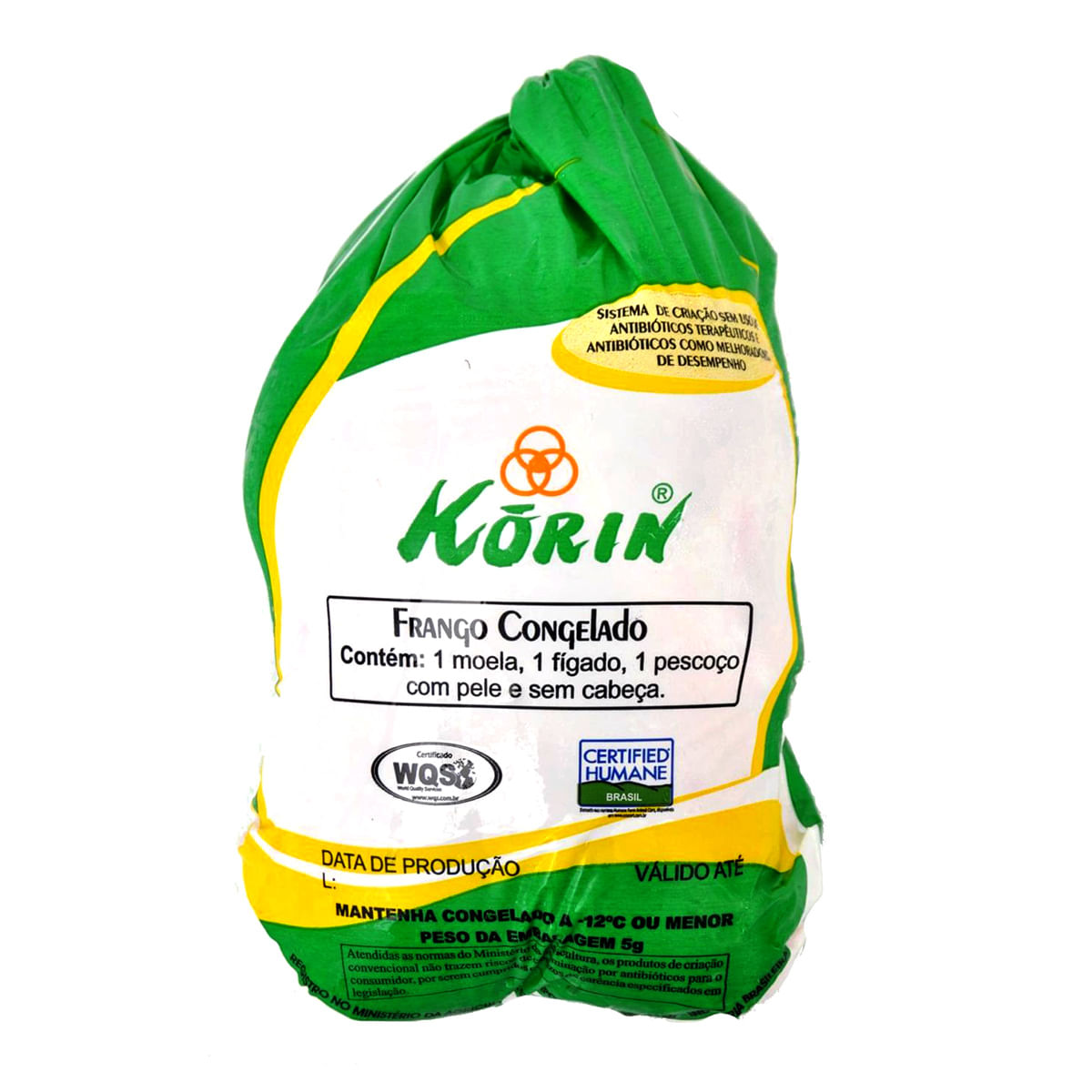 Frango Inteiro com Miúdos Korin 1,2 Kg