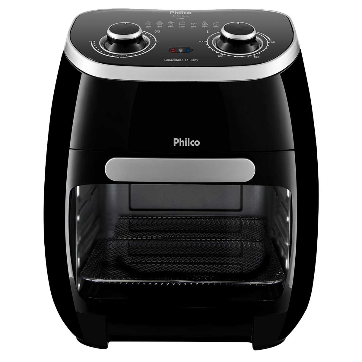 Fritadeira Elétrica Air Fryer Philco Oven PFR2000P 2 em 1 11L 110V