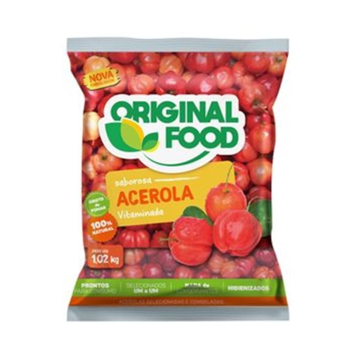 Fruta Congelada Acerola Original Food 1,02 kg