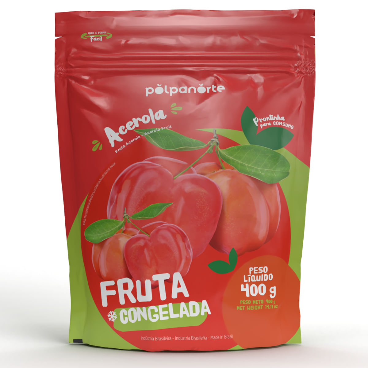 Frutas Congeladas Polpanorte Acerola 400 G