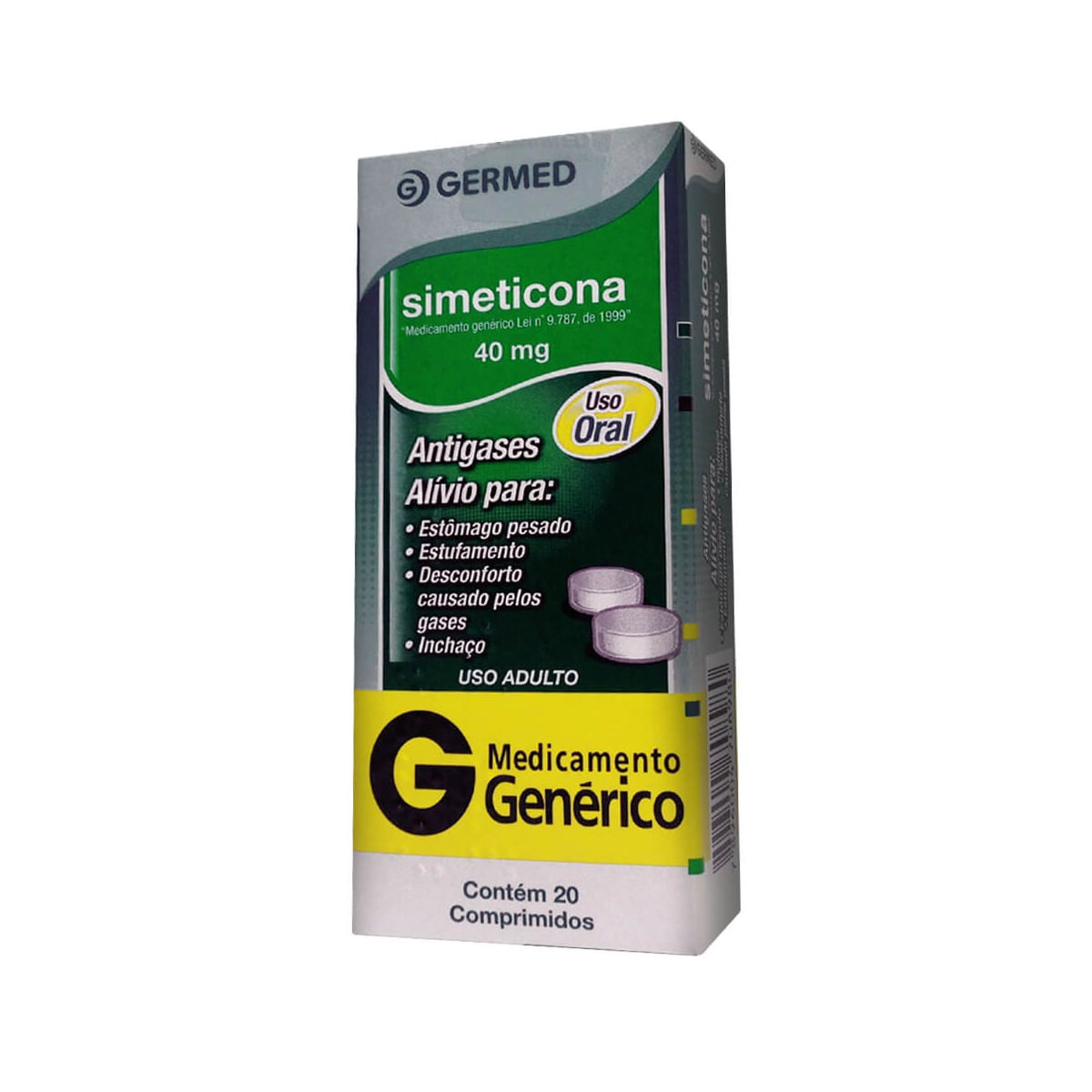 Comprimido Simeticona 40mg Germed 20un