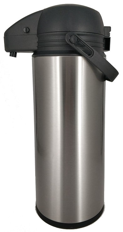 Garrafa Térmica Manual Pressão Inox 1,8L Carrefour Prata HO230018