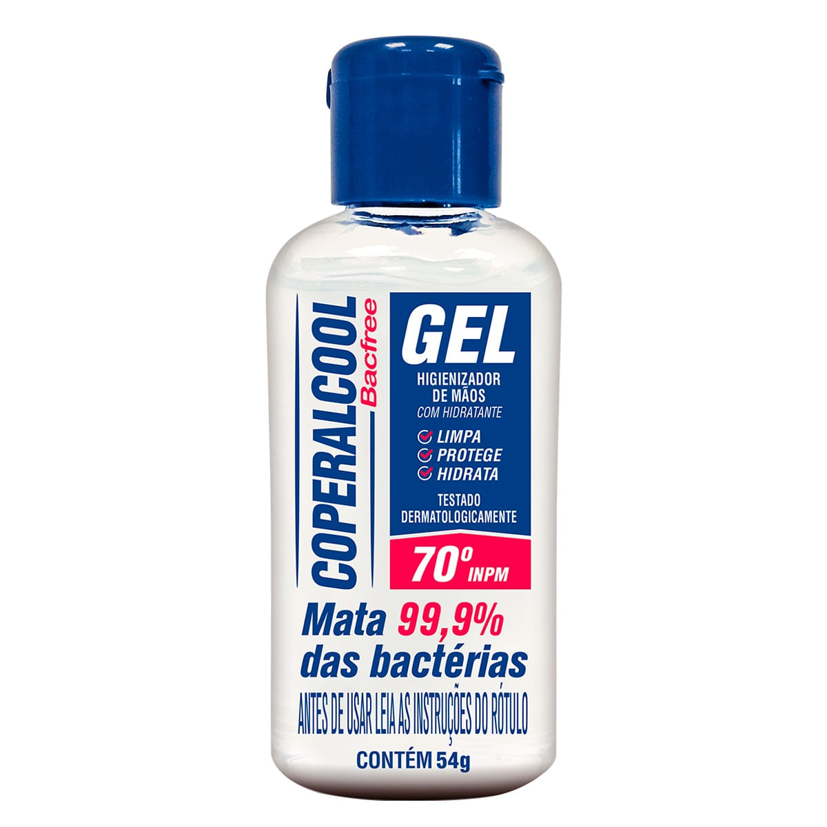 Gel Higienizador para Mãos Coperalcool BacFree 54 g