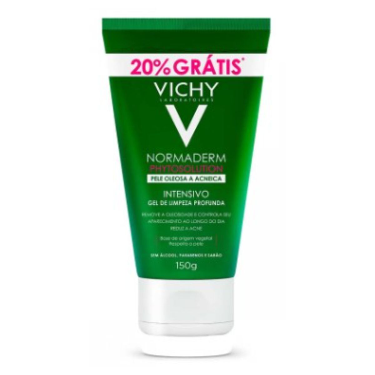 Gel de Limpeza Profunda Intensivo Vichy Normaderm Phytosolution com 150 g 20% Grátis