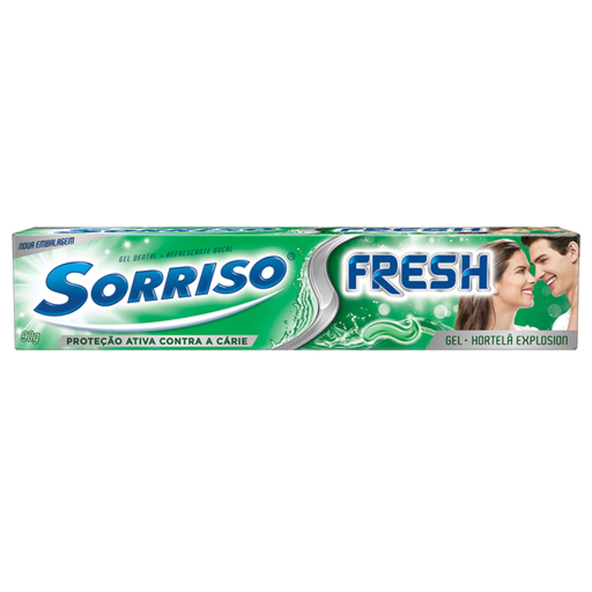 Gel Dental Hortelã Explosion Sorriso Fresh 90 G