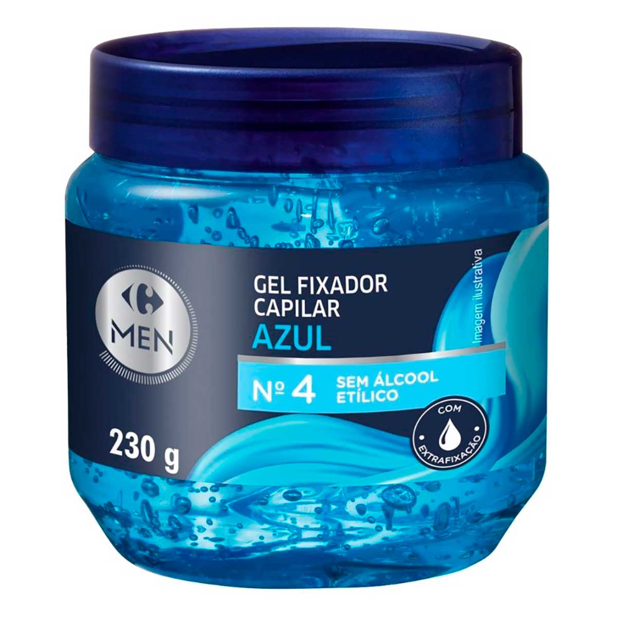 Gel Fixador Carrefour Men Azul 230 g