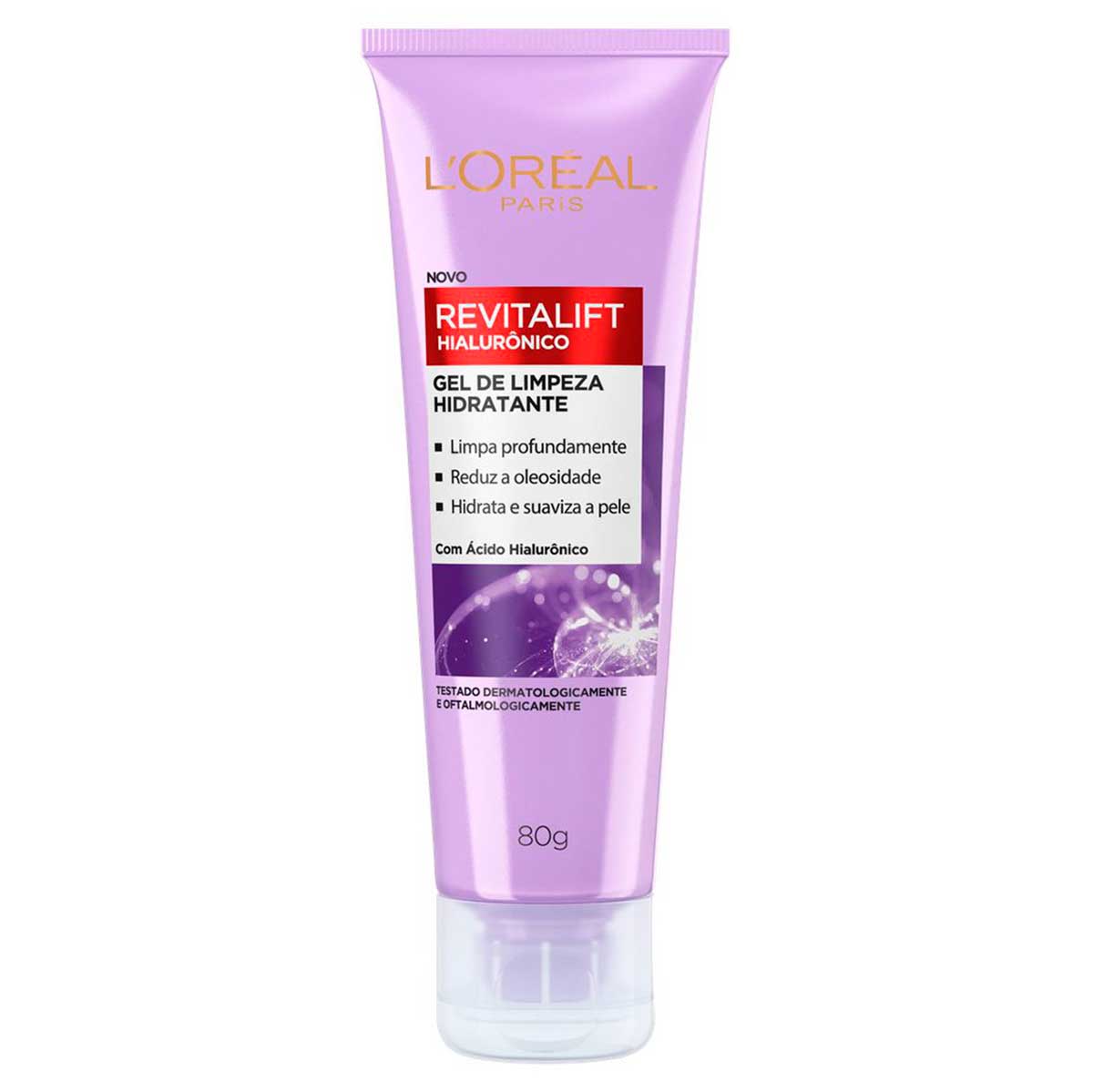 Gel de Limpeza Hidratante Facial L&apos;Oréal Revitalift Hialurônico 80 g