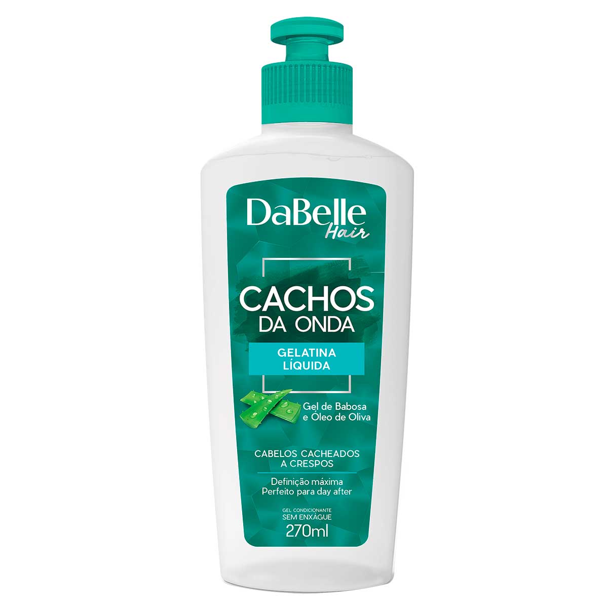 Gel Líquido para Cabelos Cacheados Dabelle Cachos da Onda 270ml