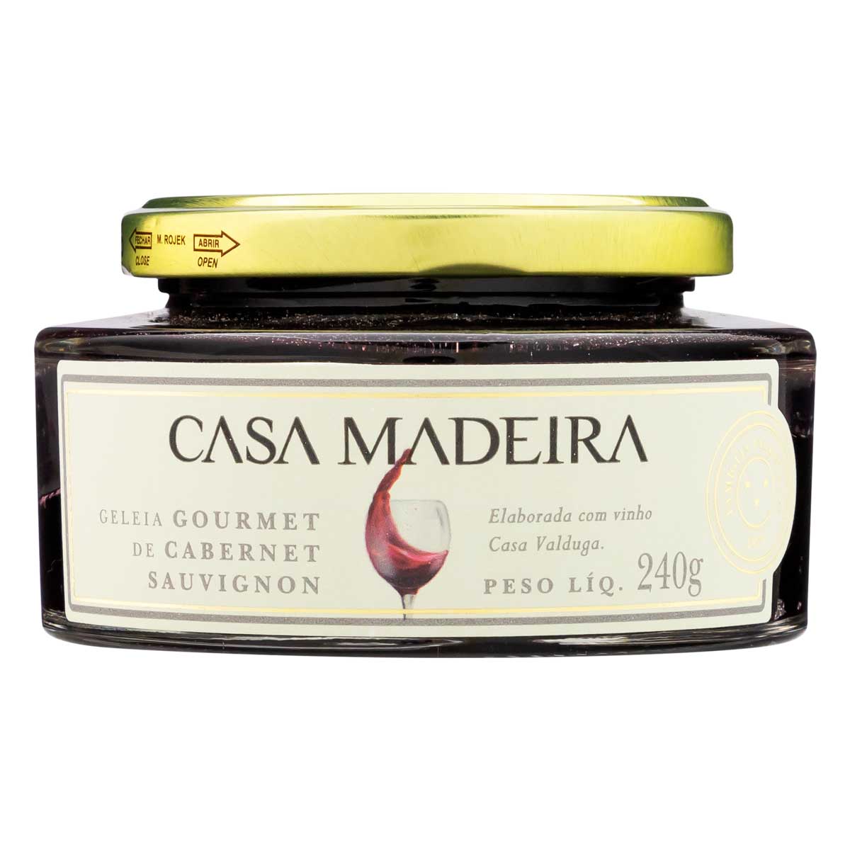 Geléia Sabor Cabernet Sauvignon Casa Madeira Gourmet 240g