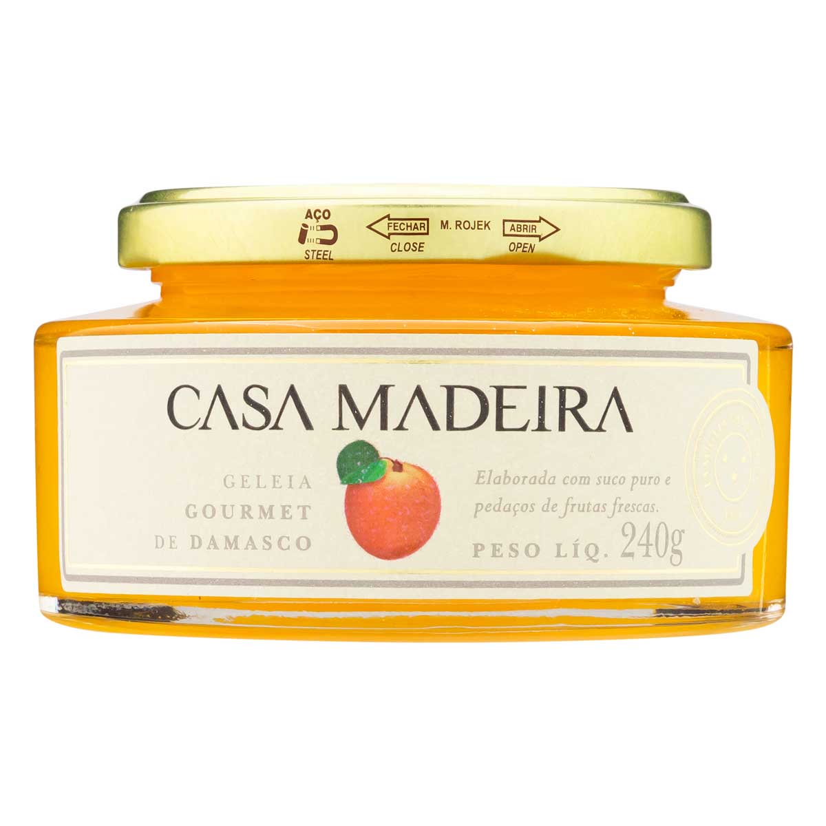 Geléia Sabor Damasco Casa Madeira Gourmet 240g