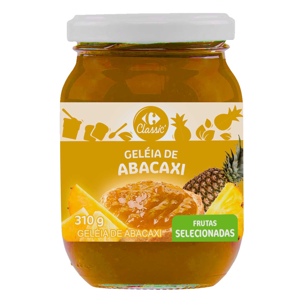 Geleia de Abacaxi Carrefour Classic 310 g