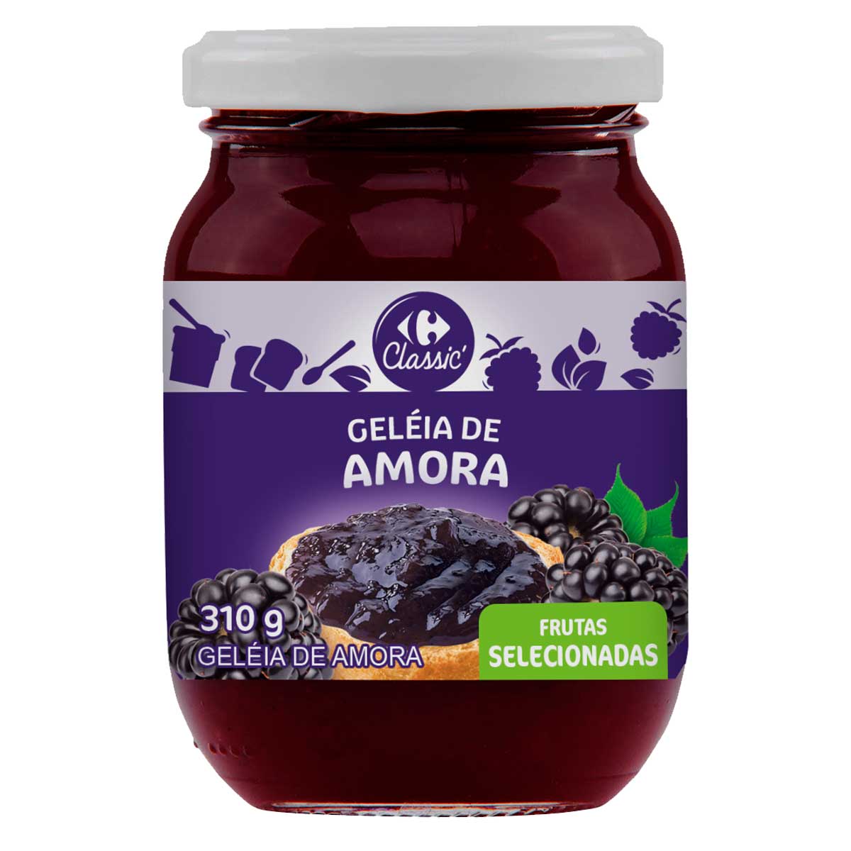 Geléia de Amora Carrefour Classic 310 g