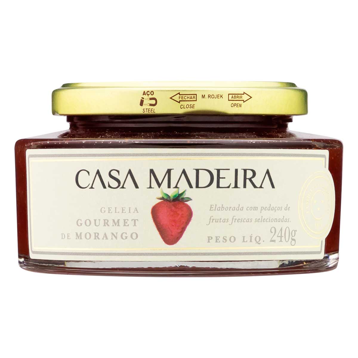 Geléia Sabor Morango Casa Madeira Gourmet 240g