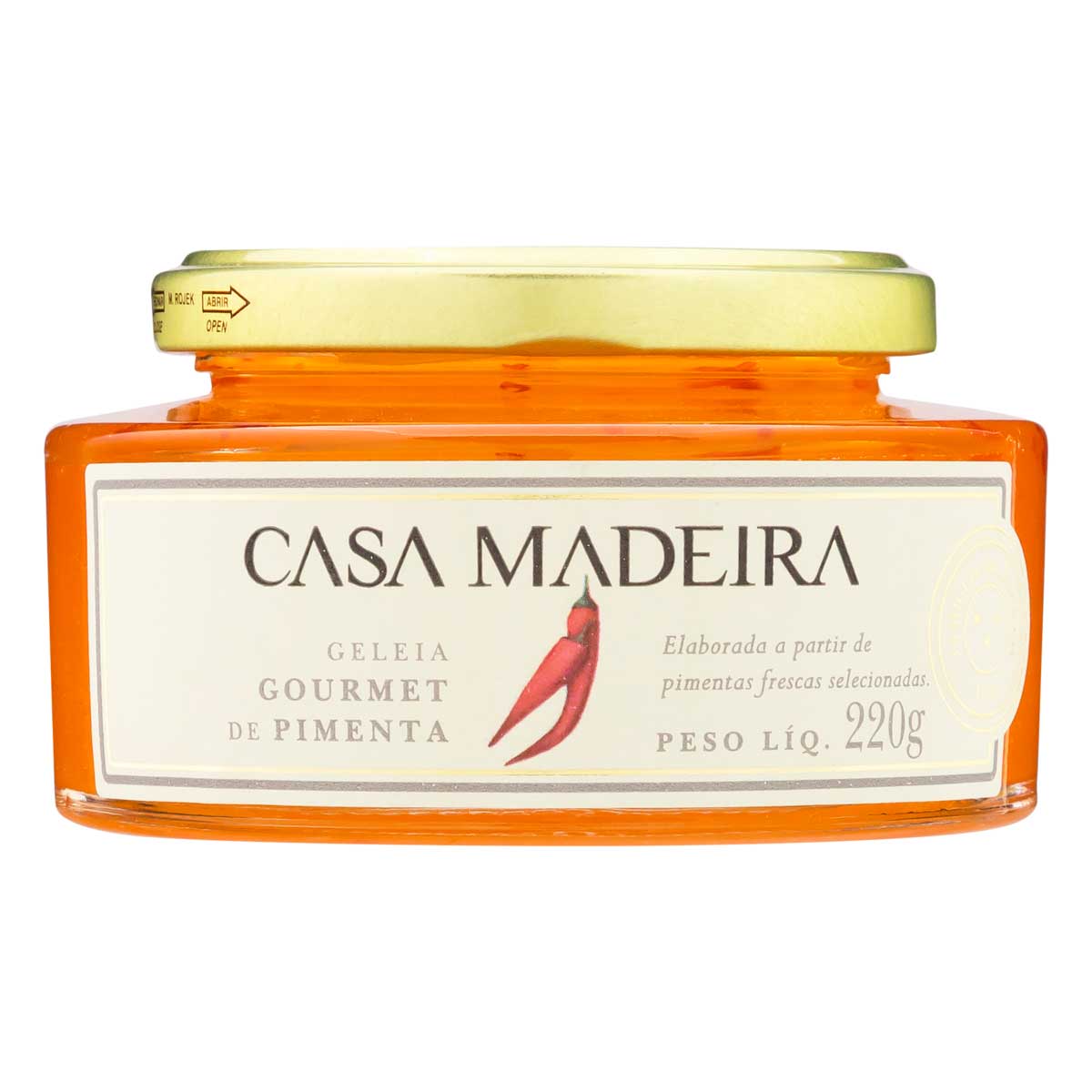 Geléia Sabor Pimenta Casa Madeira Gourmet 220g