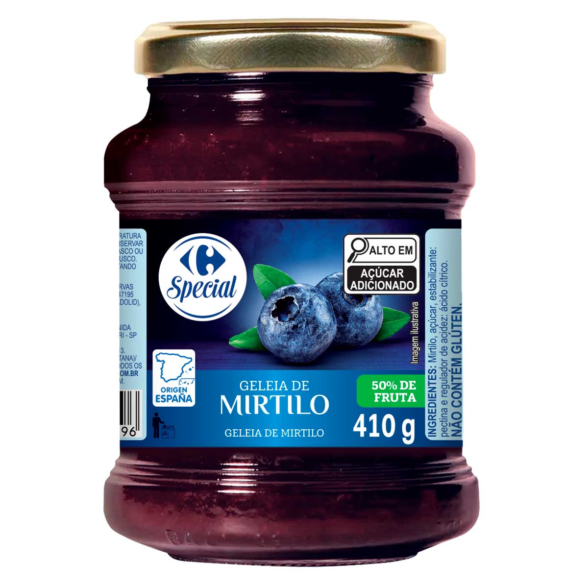 Geleia Sabor Mirtilo Carrefour 410 g