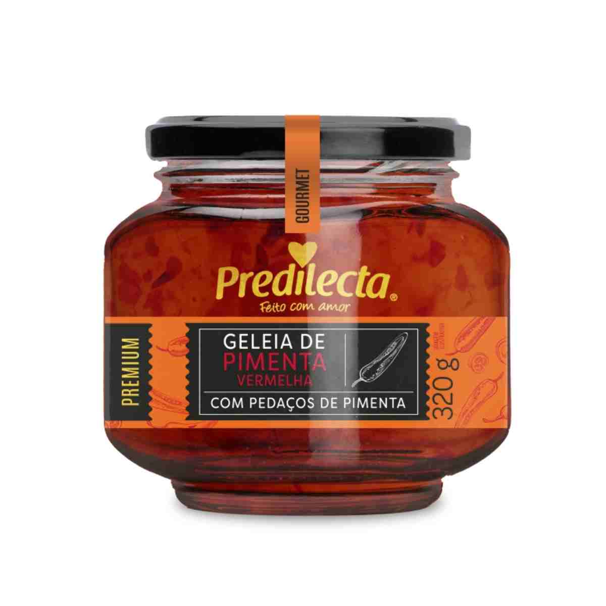 Geleia Tradicional Predilecta Pimenta Vermelha 320 g