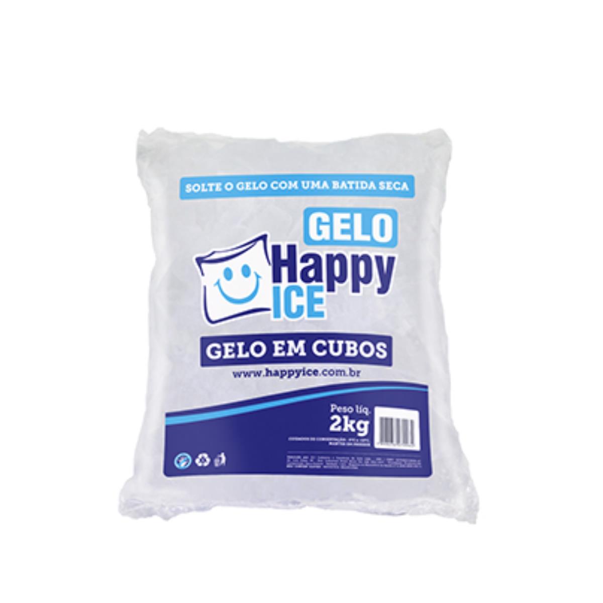 Gelo Cubo Happy Ice 2 Kg