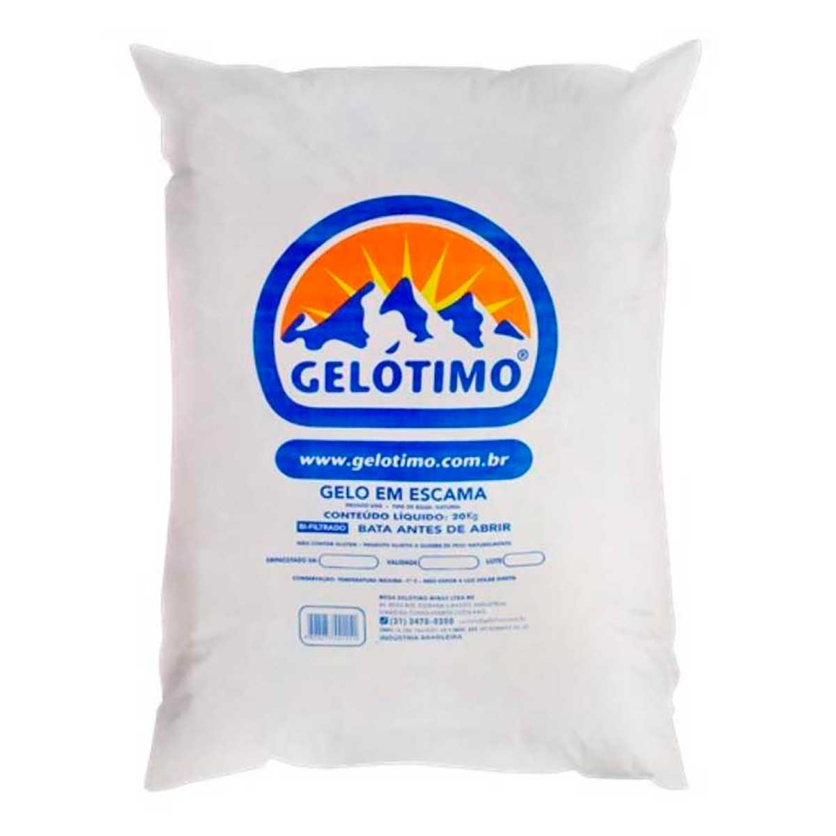 Gelo em Escama Gelótimo 10 Kg