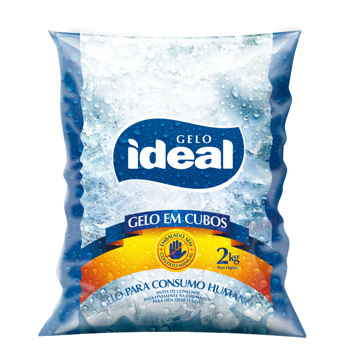 Gelo Em Cubo Ideal 2 Kg