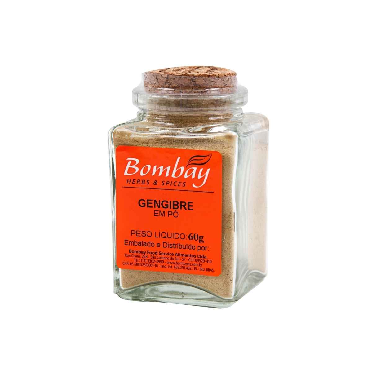 Gengibre em Pó Bombay 60 g