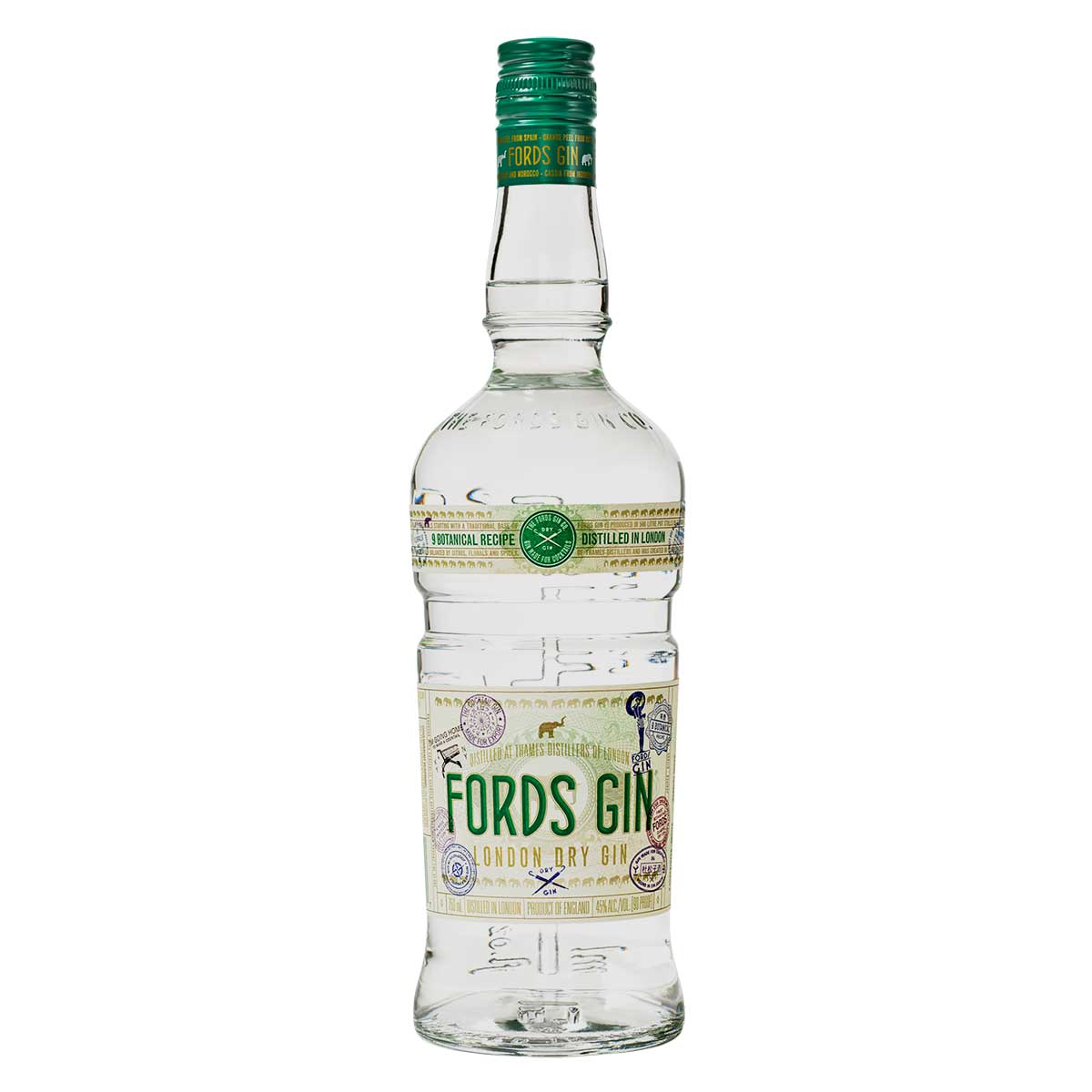 Gin London Dry Fords Garrafa 750ml