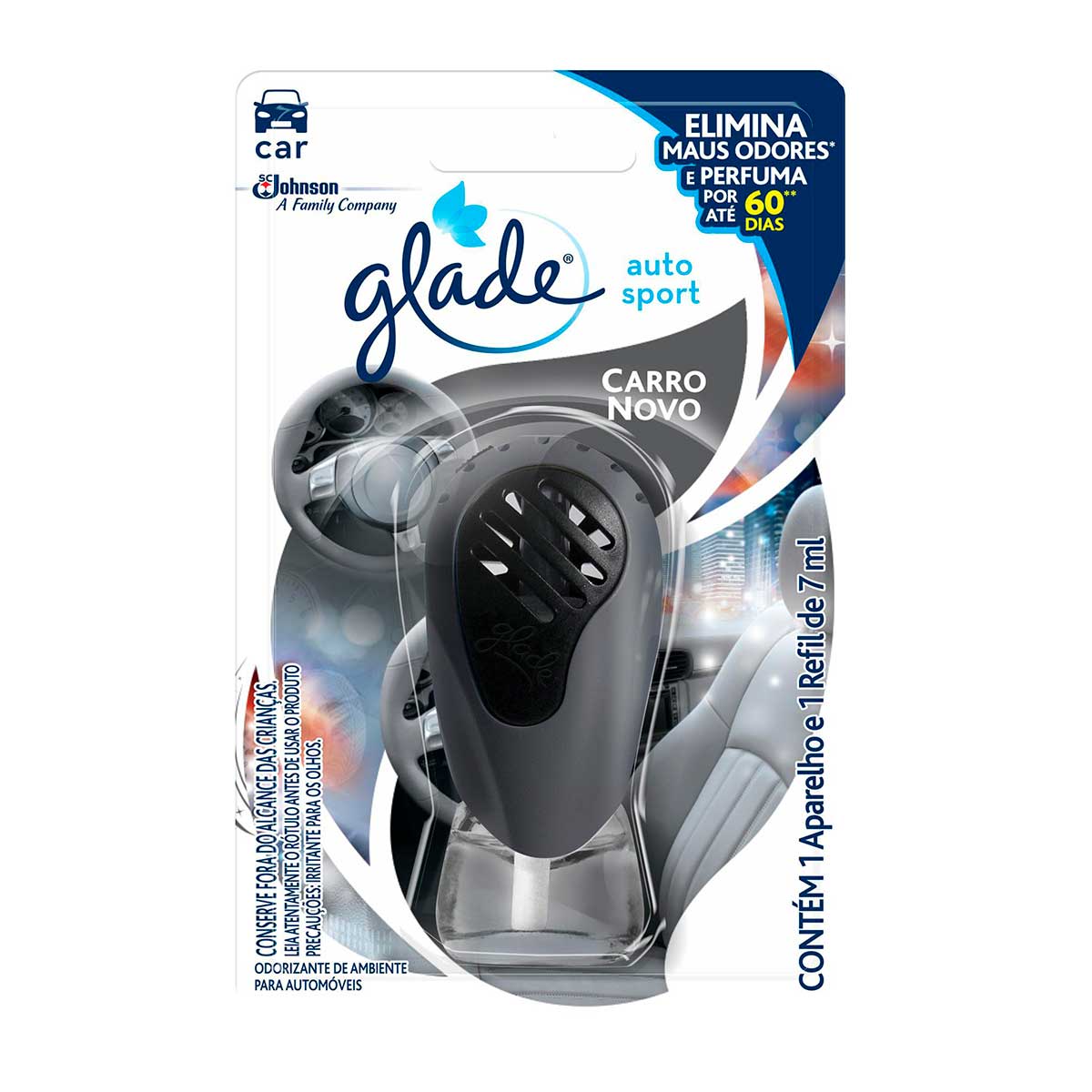 Glade Auto Sport Carro Novo 7 ml