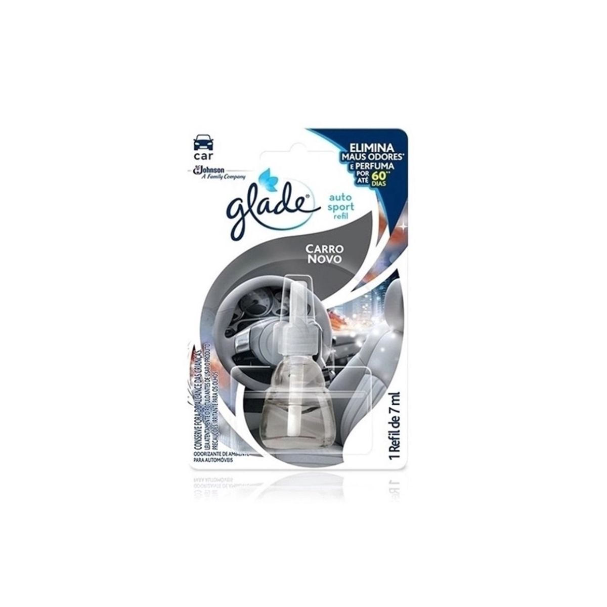 Refil Auto Sport Carro Novo Glade 7 ml