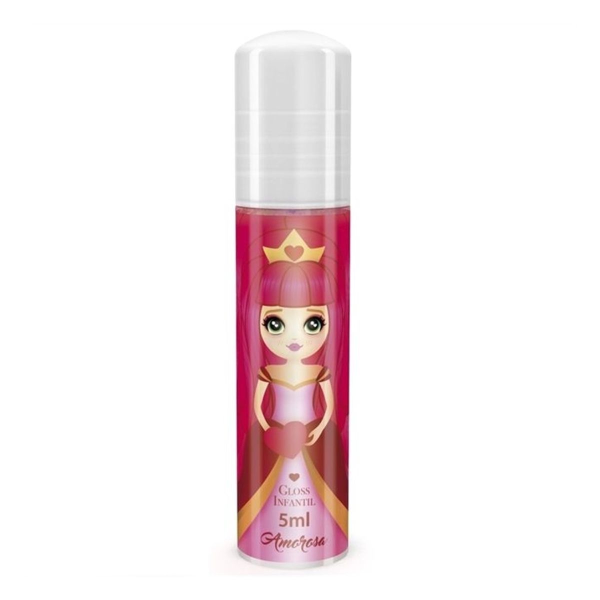 Magia de Princesa Gloss Infantil Amorosa com 5 ml