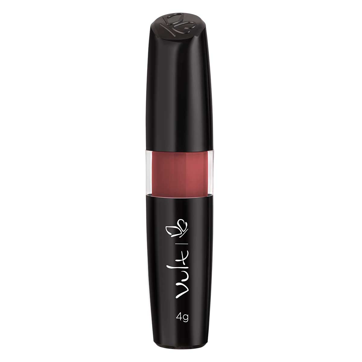 Gloss Labial Vult Brilho Rosado 24 Horas Adulto Longa Duração 4g