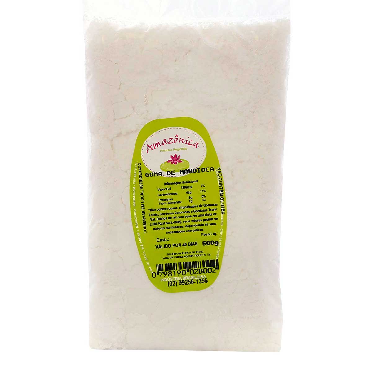 Goma de Mandioca Amazônica 500g