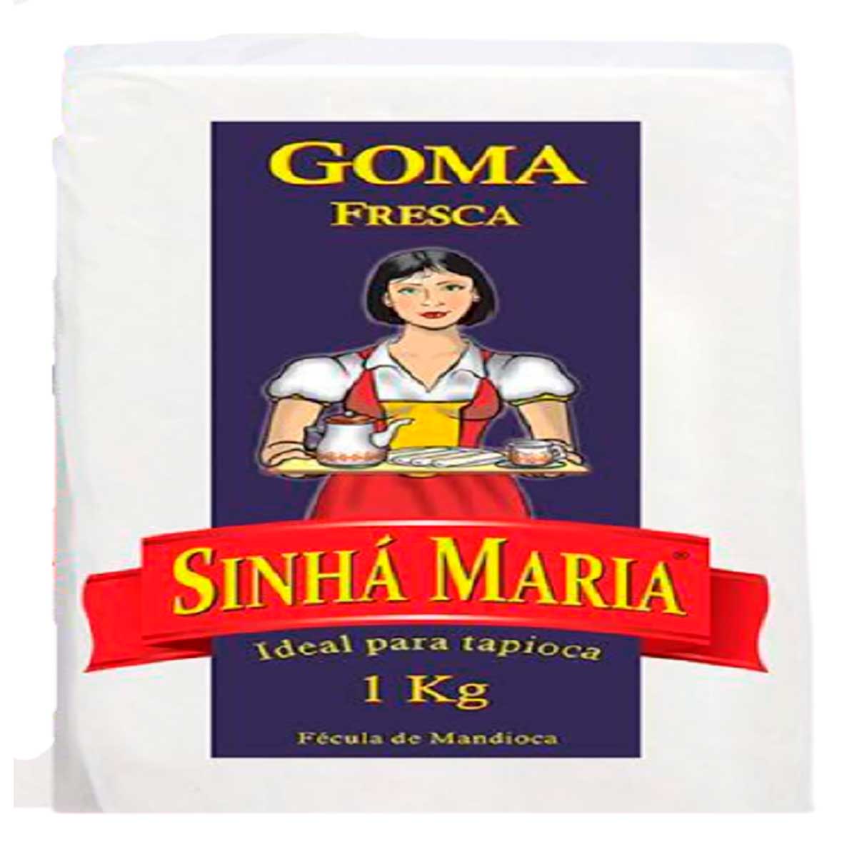 Goma Fresca Peneirada Sinha Maria 1 kg